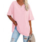 Last Day Sale 49%-Women's Casual Loose V-neck T-shirt
