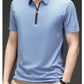 Siste dagsalg 49%Mode silke POLO skjorte for menn