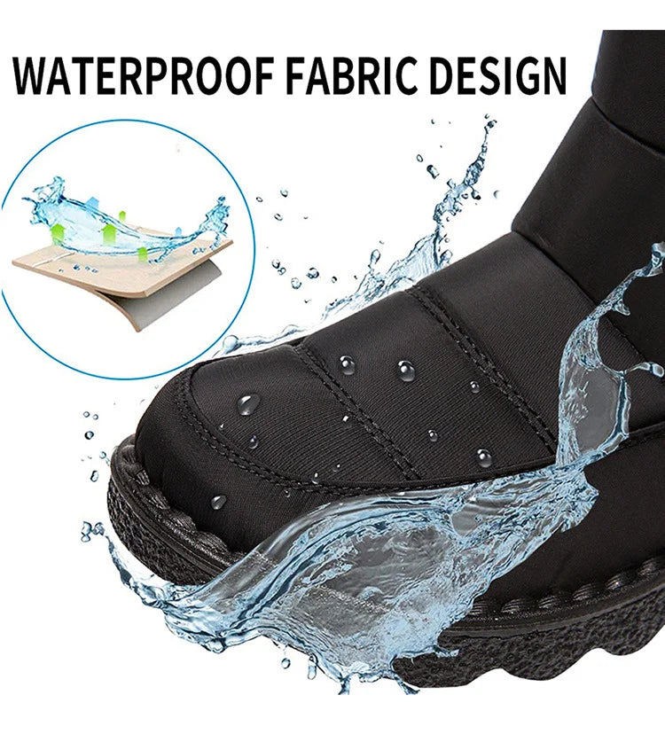 Women's Waterproof Non-slip Warm Ankle Snow Boots