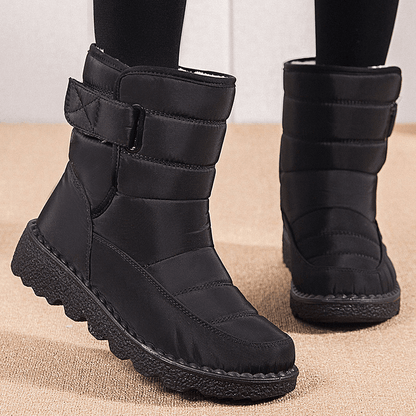 Bottes de neige à la cheville chaudes antidérapantes imperméables pour femmes