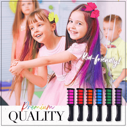 Temporary Hair Dye Chalk Comb- Cruelty Free