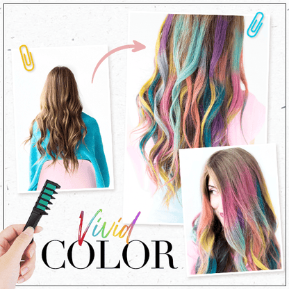 Temporary Hair Dye Chalk Comb- Cruelty Free