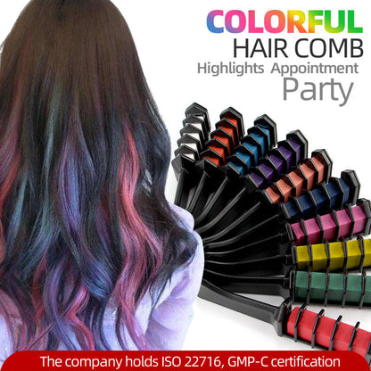 Temporary Hair Dye Chalk Comb- Cruelty Free