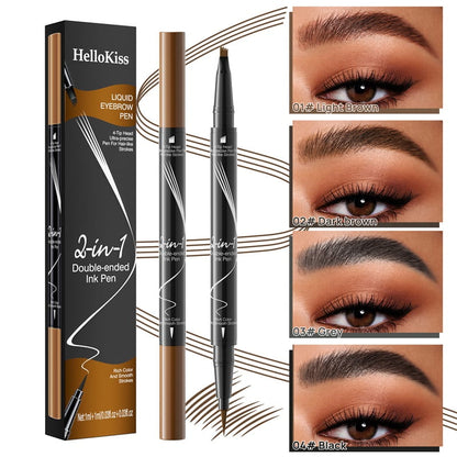 2-In-1 Waterproof Long-Lasting Eyebrow Pen