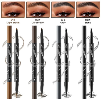 2-In-1 Waterproof Long-Lasting Eyebrow Pen