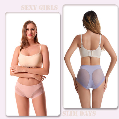 High Waist Ice Silk Shaping Briefs