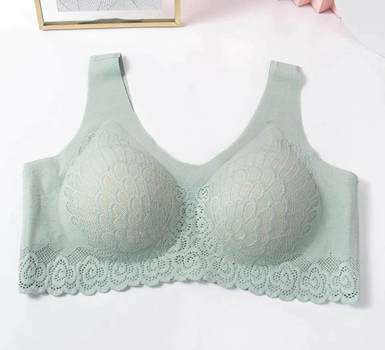 Natural Latex Lifting Seamless Bra