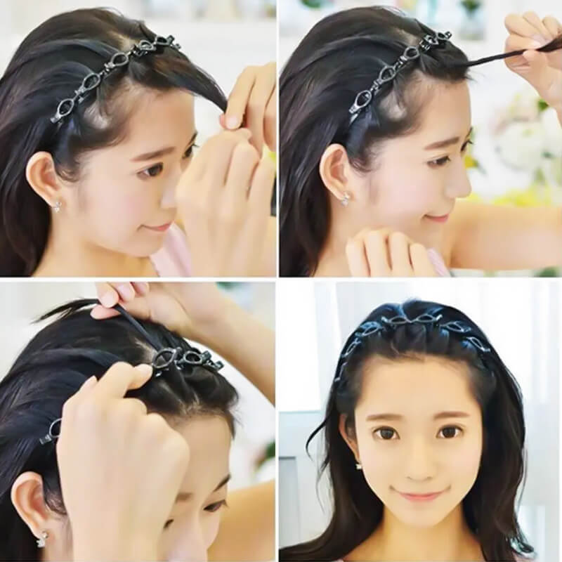 🔥Last Day Sale 49%🔥🌸Braided Hairband Clip🌸