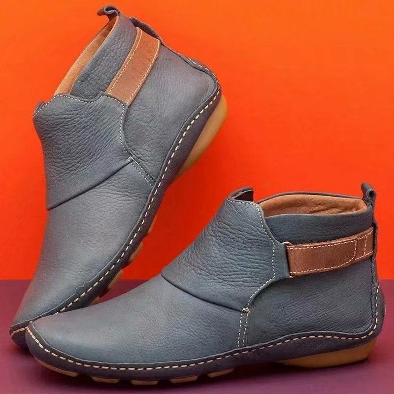 Women's Slip-On Comfortable Wide Width Ankle Boots