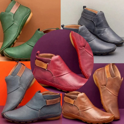 Women's Slip-On Comfortable Wide Width Ankle Boots