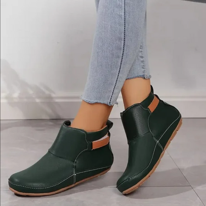 Women's Slip-On Comfortable Wide Width Ankle Boots