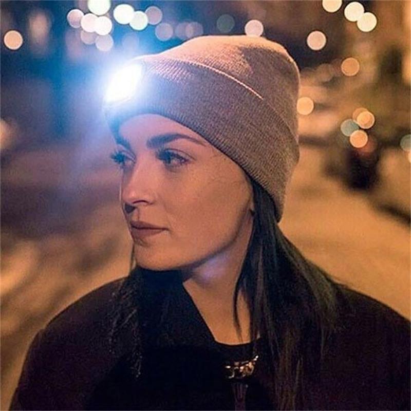 🎄JULEUDSALG NU 50% RABAT LED🎄Beanie Light