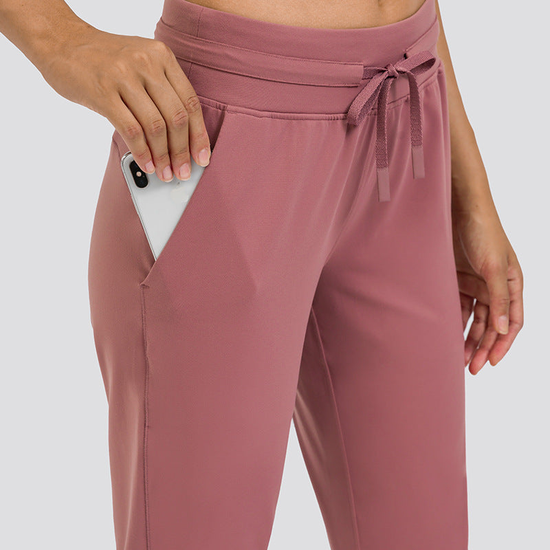 🔥Koop 2 Gratis verzending 🔥Air High Waisted Trekkoord Side Pocket Plain Full Length Joggers