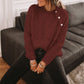 Suéter de mujer Casual manga larga blusa