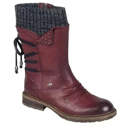 Noël pré-vente 49% OFF - PREMIUM bottes imperméables à glissière mi-mollet