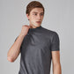 Men's High Neck Slim Fit T-shirt-2
