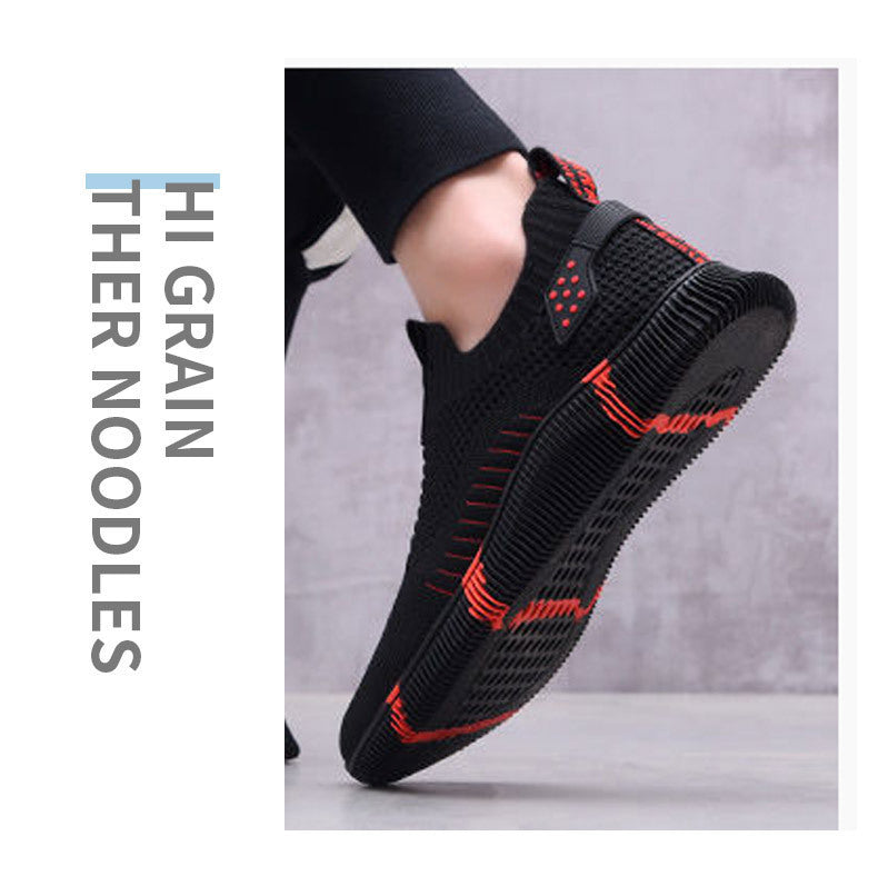 STRETCH FRUIT ROLL BREATHABLE CASUAL FLYKNIT SHOES-7
