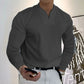 Men's Casual Solid Color Long Sleeve Cotton T-Shirt With Pocket-9
