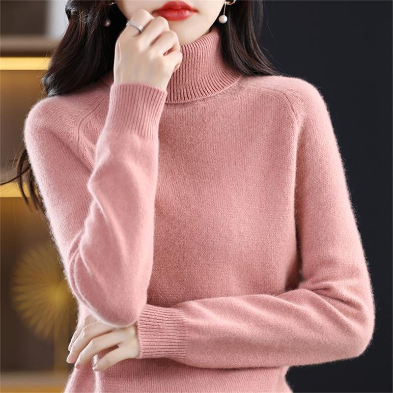 🔥2023 New Hot Sale 50% Off🔥Women's High -Neck Knit Wool Sweater（Buy 2 free shipping）