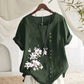 Floral Cotton Linen Shirt-10