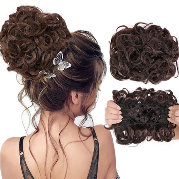 Curly Chignon Comb Clip