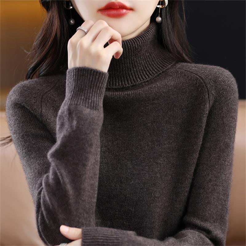 🔥2023 New Hot Sale 50% Off🔥Women's High -Neck Knit Wool Sweater（Buy 2 free shipping）