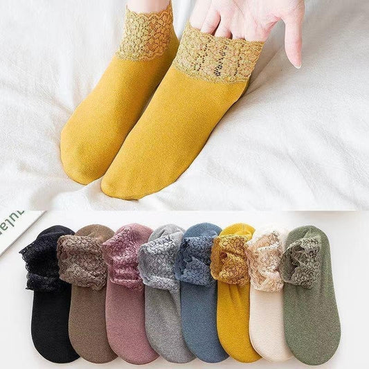 🔥Last Day 50% Off🔥New Fashion Lace Warmer Socks