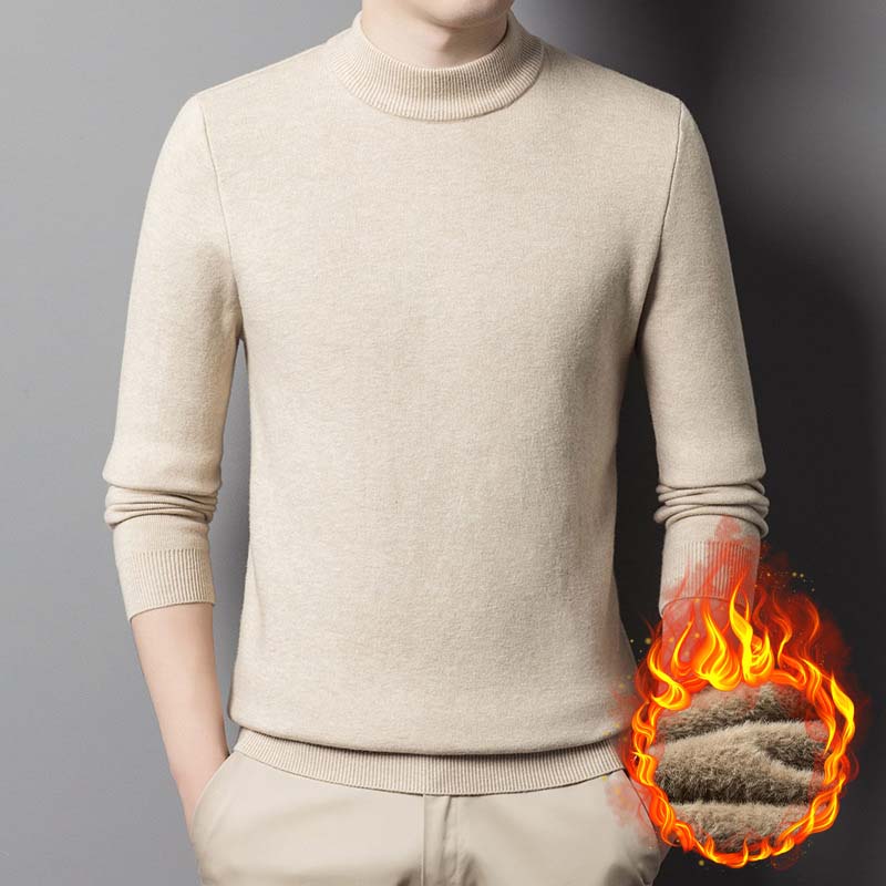 🔥Winter 2022 Hot Deals 50% Off🔥Men's Slim Fit Turtleneck Fleece Sweater