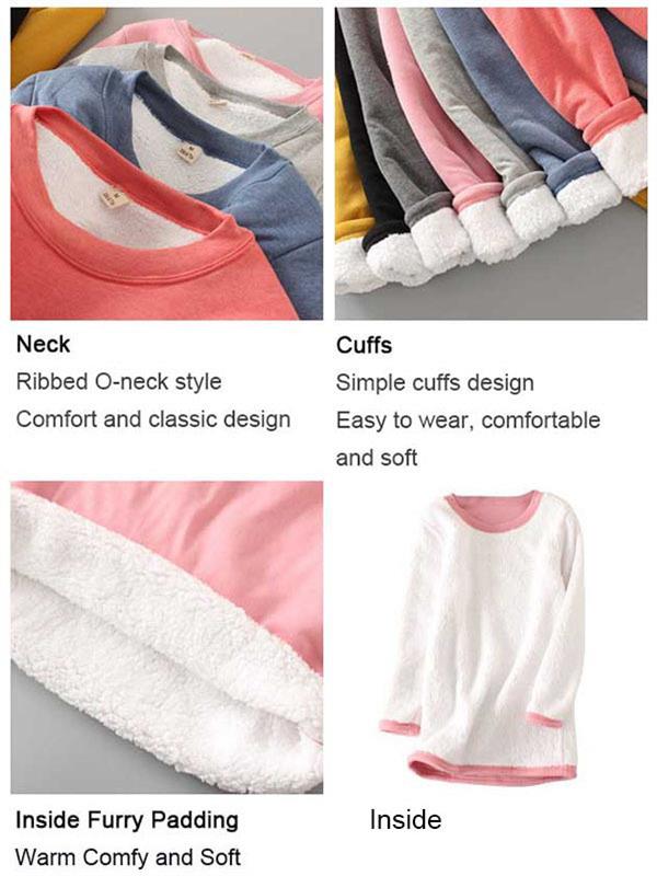 🔥Winter 2022 Hot Deals 50% Off🔥Women‘s NEW Casual Cotton Round Neck Solid Sweatshirt (S-5XL)