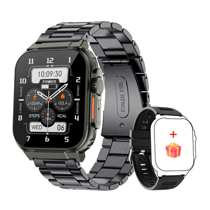 🔥Last Day Sale 49%🔥1.96" HD Full touch screen health monitoring waterproof bluetooth sports watch