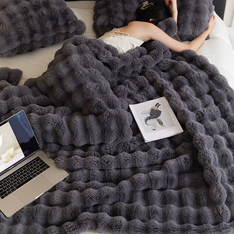 🎄🎅It's indispensable to keep warm at Christmas🎁 Soft Fluffy Blanket