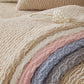 Kremefarge Berber Fleece Anti-cratch sofadekk