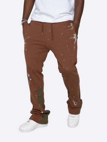 Paint Splatter Flare Sweatpants