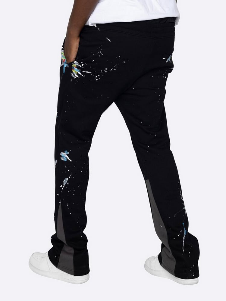 Paint Splatter Flare Sweatpants