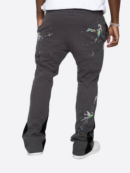 Paint Splatter Flare Sweatpants