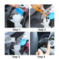 Bilglasoljefilm fjernelse av flekker renser