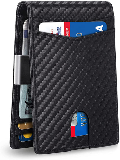 Elegant anti-Stjära läder plånbok för företag män
