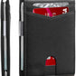 Elegant anti-Stjära läder plånbok för företag män