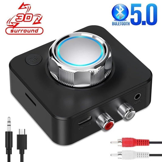 Kjøp 2 gratis forsendelse Bluetooth 5.0 RCA stereomottaker