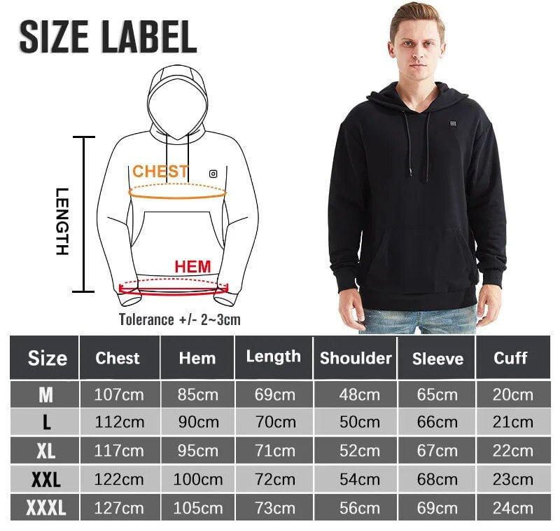 İdeal hediye-usb ısıtmalı hoodie