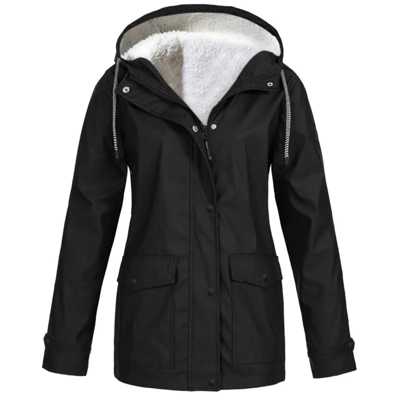 🔥FREE SHIPPING-Women's Padded Jacket Hooded Punching Jacket-3