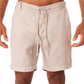 Mens Cotton Linen Pants Trousers Casual Tight Pants-2