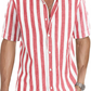 2022 New Men's Striped Casual Short Sleeve Shirts-2