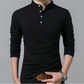 Men's Premium Cotton Trendy Long Sleeve T-Shirt-4