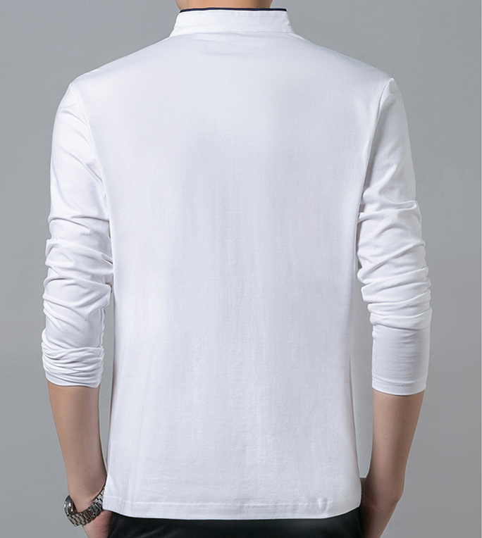 Men's Premium Cotton Trendy Long Sleeve T-Shirt-5