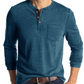Men's Long Sleeve Fashion Round Neck T-Shirt-1