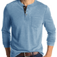 Men's Long Sleeve Fashion Round Neck T-Shirt-9