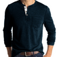 Men's Long Sleeve Fashion Round Neck T-Shirt-10