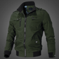 Men's Fashion Casual Military Windbreaker Jacket Cotton Coat-1