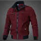 Men's Fashion Casual Military Windbreaker Jacket Cotton Coat-3